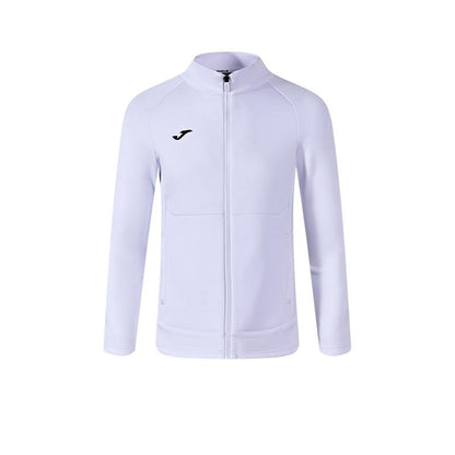 Men's knitted long-sleeved zipper shirt [white]