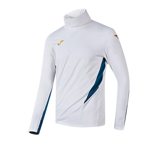 Bottle collar long-sleeved training shirt (white/black/dark blue/red/sky blue)
