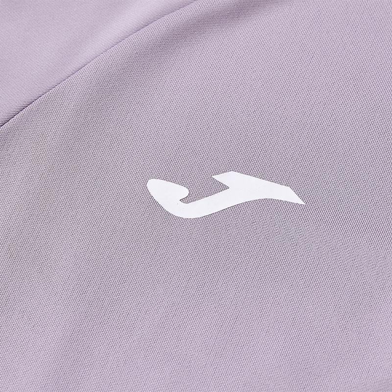 Women's half-zip long training shirt (black/light blue/grey purple)