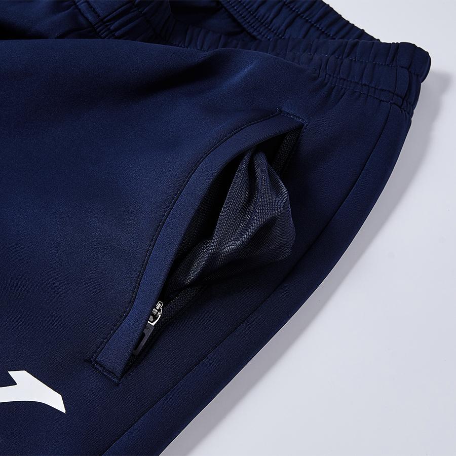 男裝針織訓練長褲 (黑/藏青)