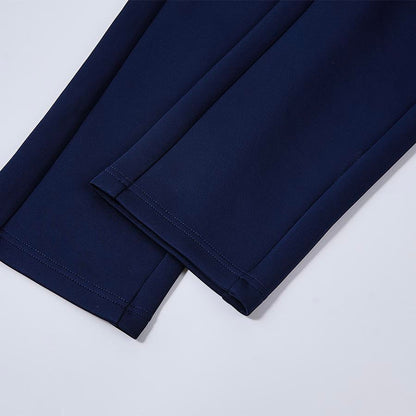 男裝針織訓練長褲 (黑/藏青)