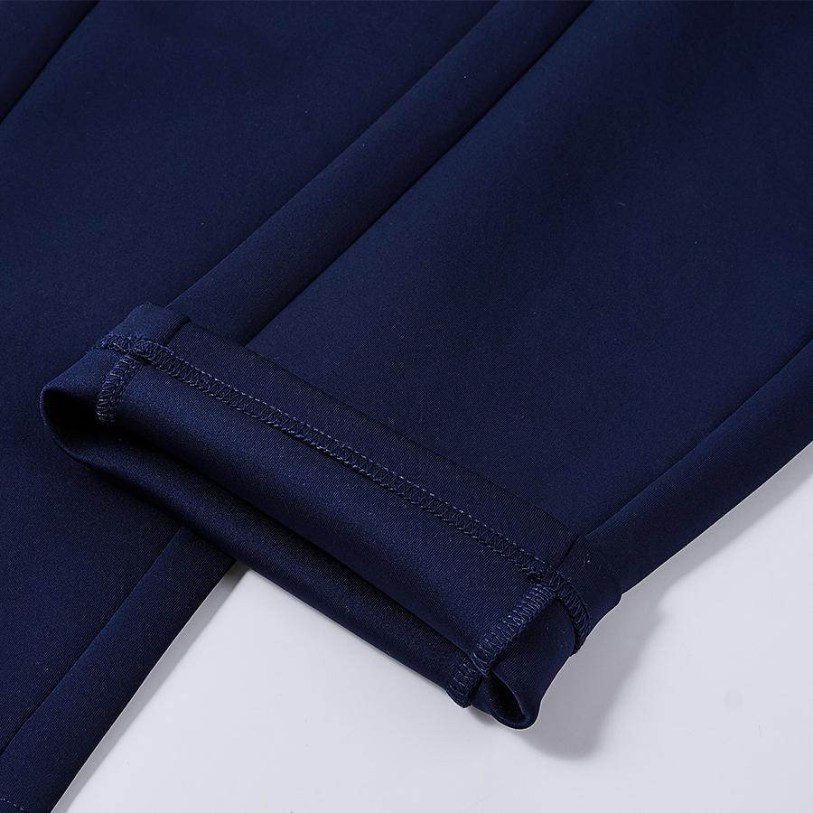 男裝針織訓練長褲 (黑/藏青)