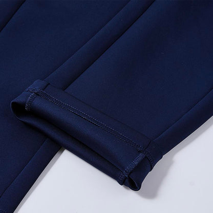 男裝針織訓練長褲 (黑/藏青)