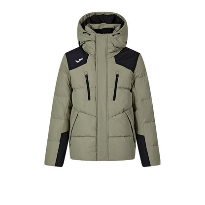 Men's short down jacket [olive green]