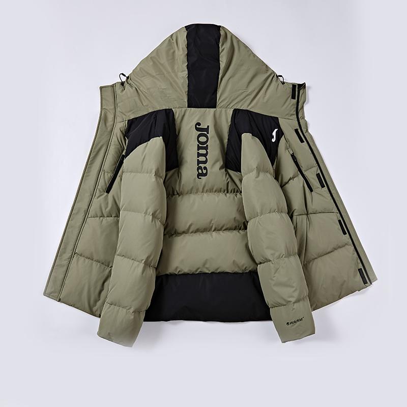 Men's short down jacket [olive green]