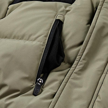 Men's short down jacket [olive green]