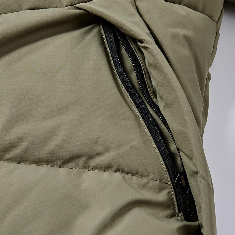 Men's short down jacket [olive green]