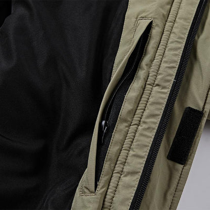 Men's short down jacket [olive green]