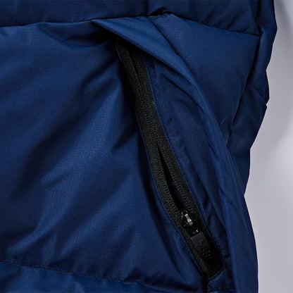 Men's long down jacket (black/grey/navy blue)