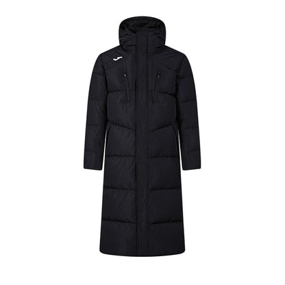 Men's long down jacket (black/grey/navy blue)