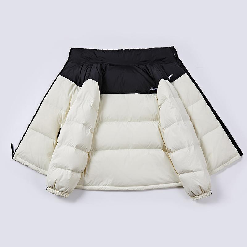 Short down jackets for men and women (black/white-black/green-black/grey-black)