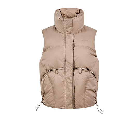 Women's down vest (beige/khaki/black)
