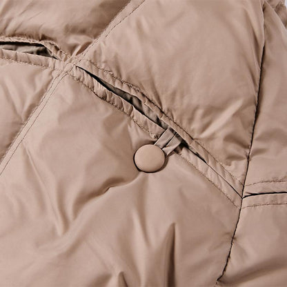 Women's down vest (beige/khaki/black)
