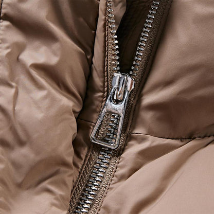 Women's down vest (beige/khaki/black)