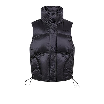 Women's down vest (beige/khaki/black)