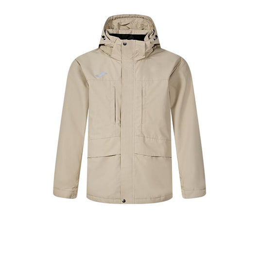 Men's short cotton jacket (black/khaki)