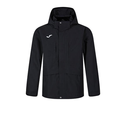 Men's short cotton jacket (black/khaki)