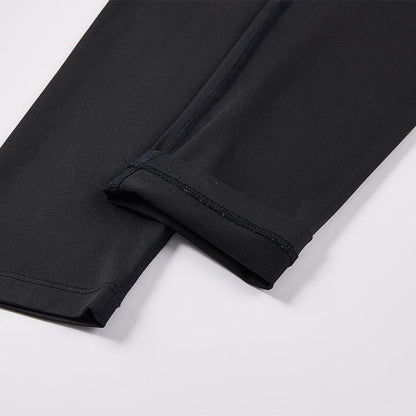Men's breathable quick-drying tight trousers [black/red/blue/grey] 