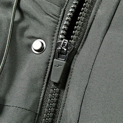 Men's down jacket (black/green)