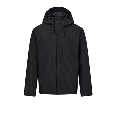 Men's down jacket (black/green)