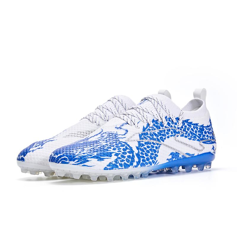 2024 Year of the Dragon themed football boots (MG) [White and Blue]