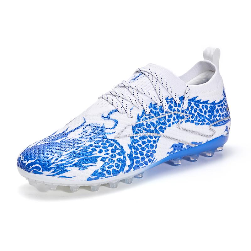 2024 Year of the Dragon themed football boots (MG) [White and Blue]