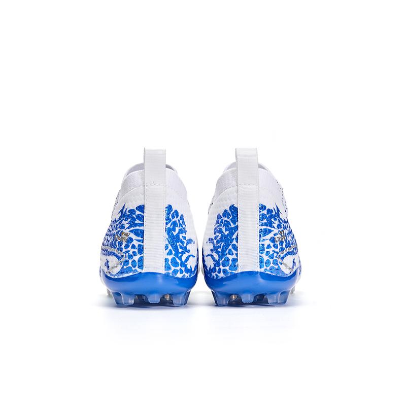 2024 Year of the Dragon themed football boots (MG) [White and Blue]