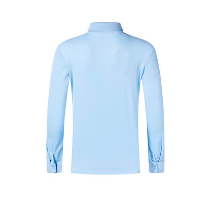 Long-sleeved POLO shirt [multiple colors available] 