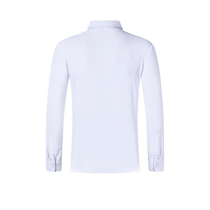 Long-sleeved POLO shirt [multiple colors available] 