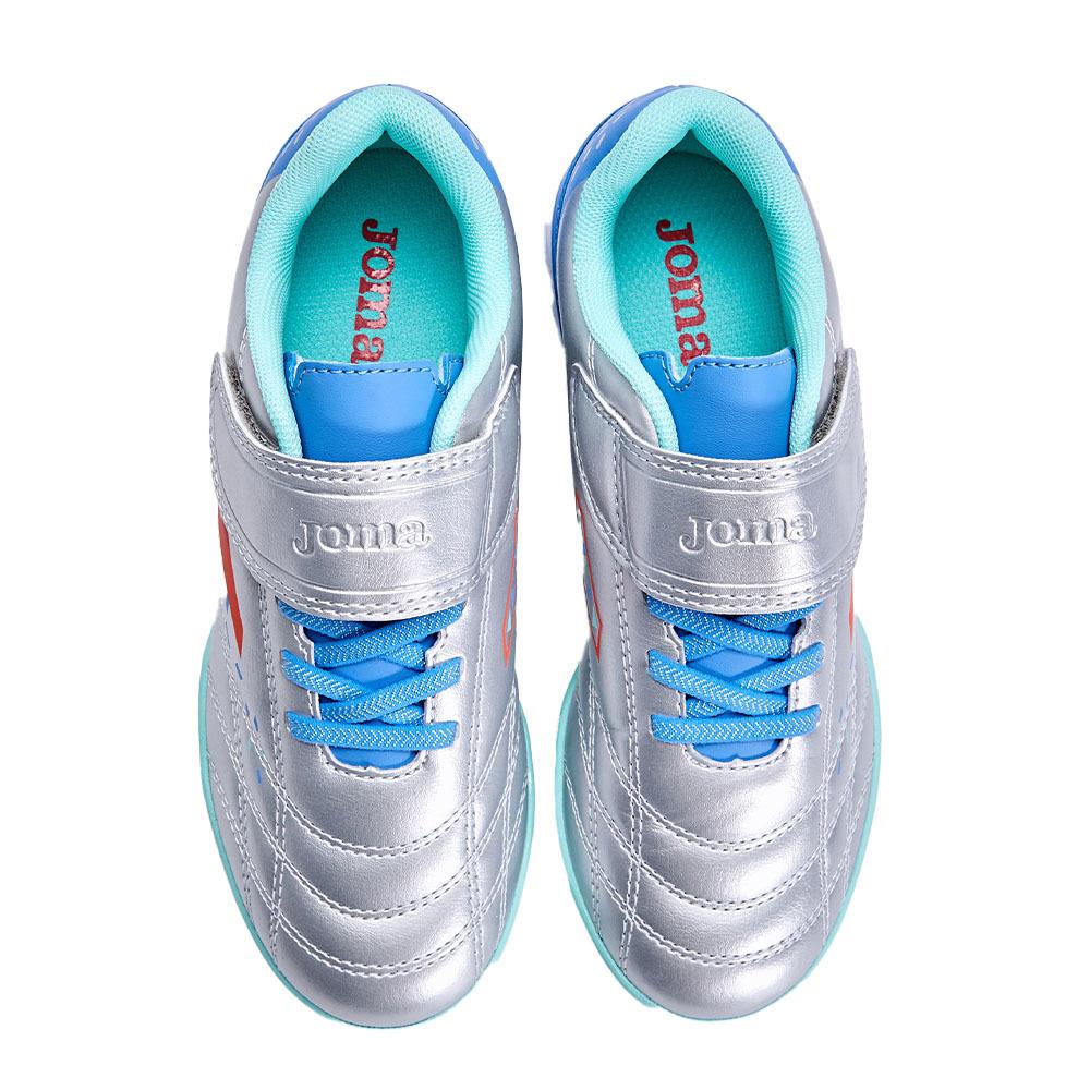 兒童魔術貼碎釘足球鞋 LIGA 02 - TF