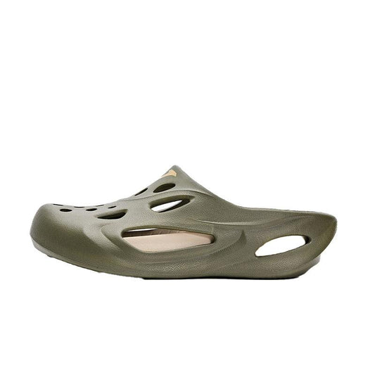 HOLLOW new slippers ~ same style for men and women (military green)