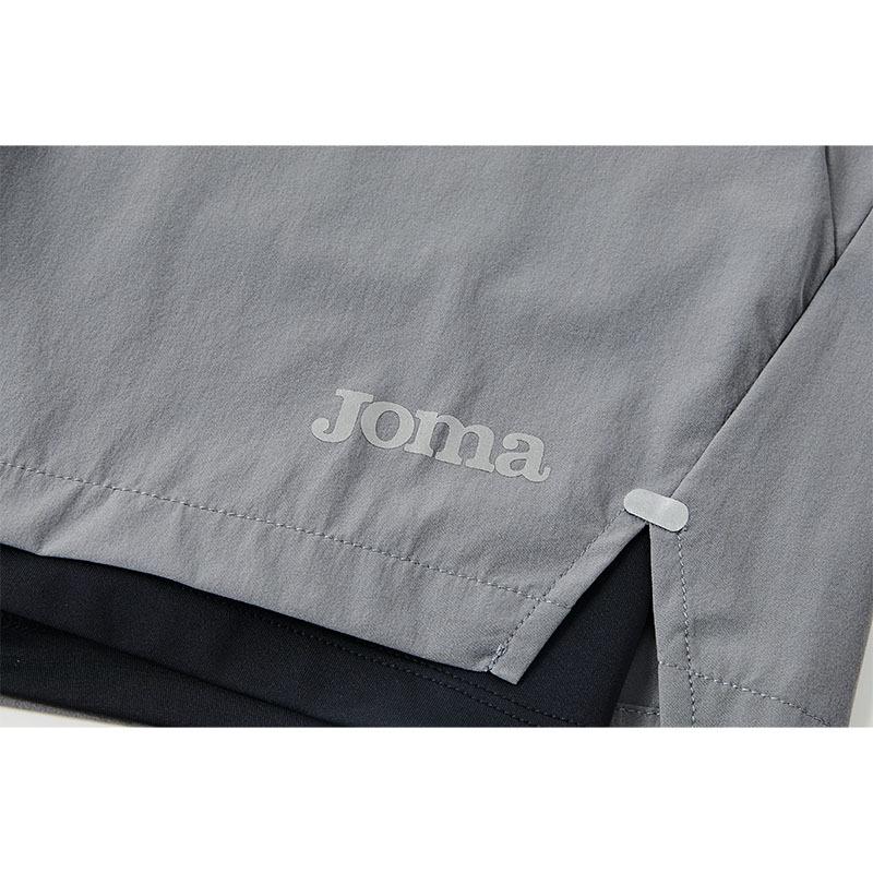 Men's Woven Fake 2 Piece Tight Shorts