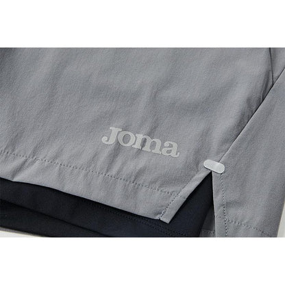 Men's Woven Fake 2 Piece Tight Shorts