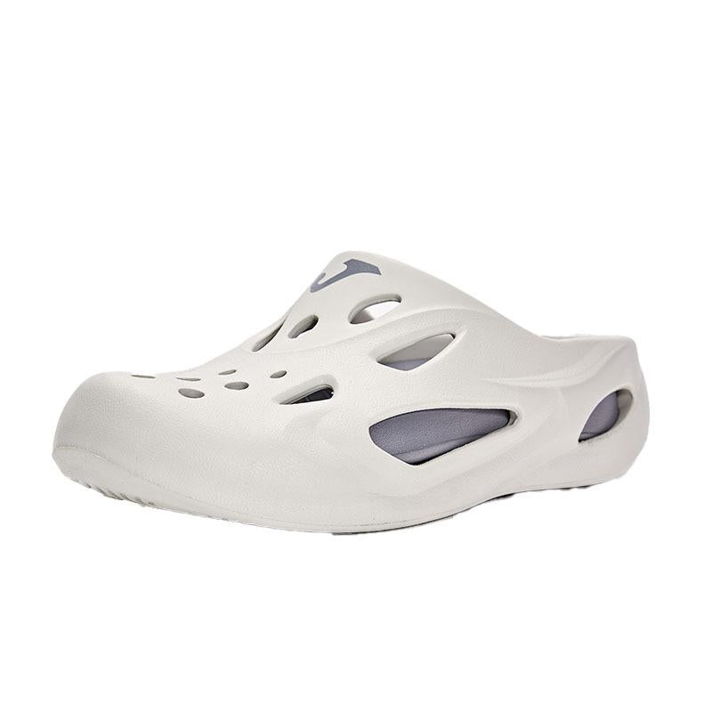 HOLLOW new hole-in-the-wall slippers ~ same style for men and women (light gray)