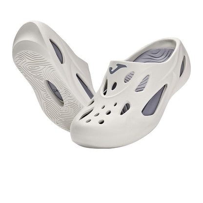 HOLLOW new hole-in-the-wall slippers ~ same style for men and women (light gray)