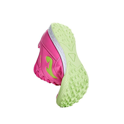 Children's studded anti-slip football shoes TF ~LIGA [Rose Red]