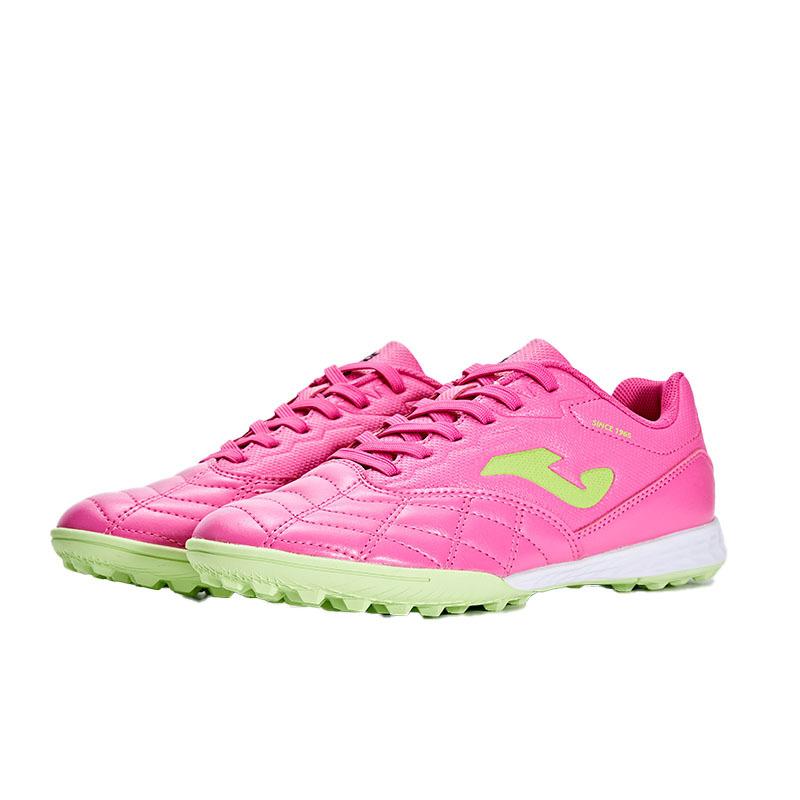 Children's studded anti-slip football shoes TF ~LIGA [Rose Red]