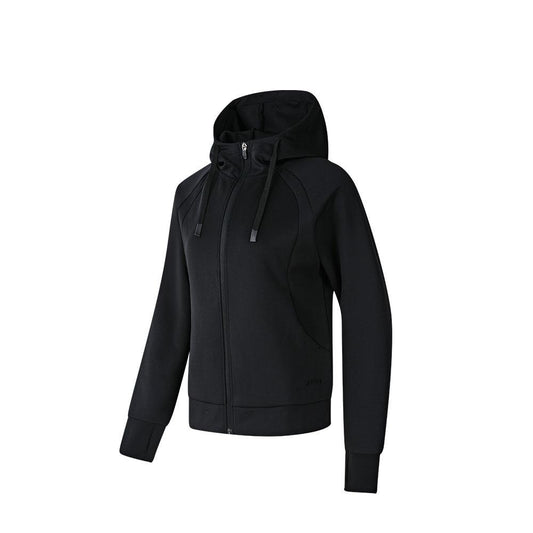 Women's knitted zipper jacket