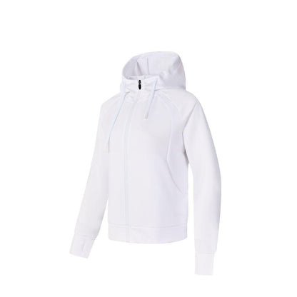 Women's knitted zipper jacket