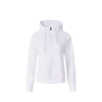 Women's knitted zipper jacket