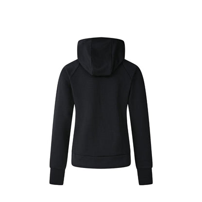 Women's knitted zipper jacket