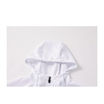 Women's knitted zipper jacket