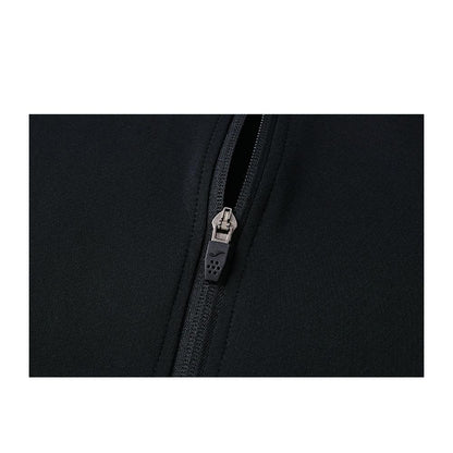 Women's knitted zipper jacket