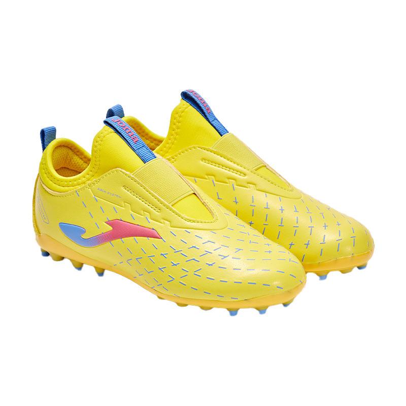 Children's Football Shoes MG ~ RIPPLE Series [Lemon Yellow]
