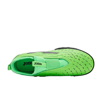 Children's football shoes TF ~ RIPPLE series [fluorescent green]