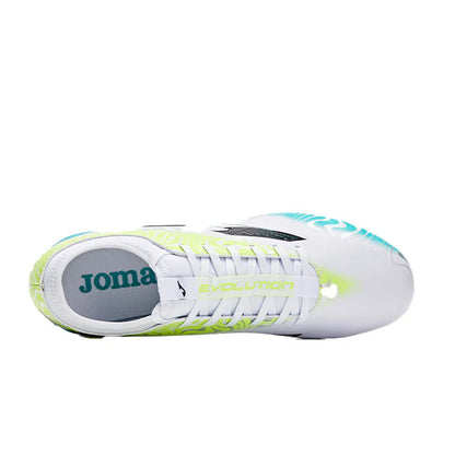 Football Shoes MG ~ EVOLUTION Series [White &amp; Yellow]