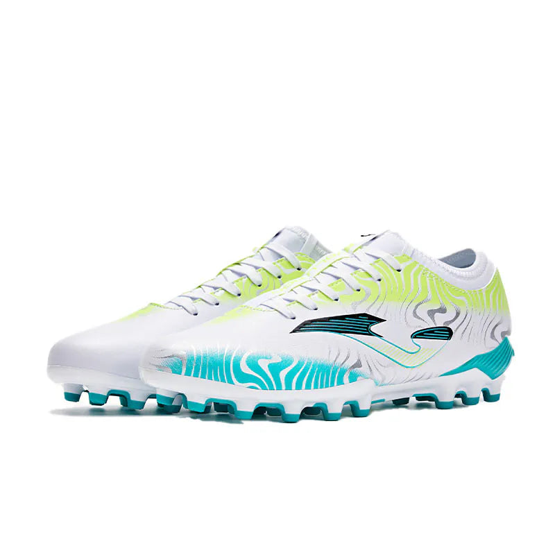 Football Shoes MG ~ EVOLUTION Series [White &amp; Yellow]