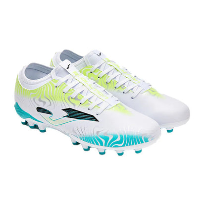 Football Shoes MG ~ EVOLUTION Series [White &amp; Yellow]