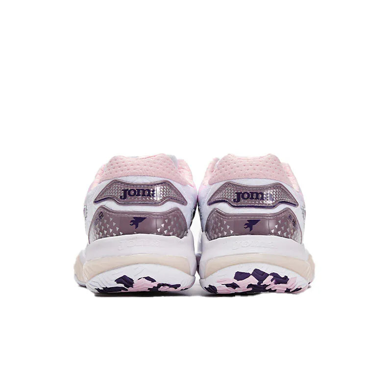 Women's Tennis Shoes ~ POINT Series [White &amp; Pink]
