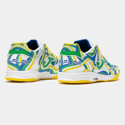 (Ferrão 24 Limited Edition) Futsal Shoes TOP FLEX REBOUND (Stone Ground/Indoor) [White Green]
